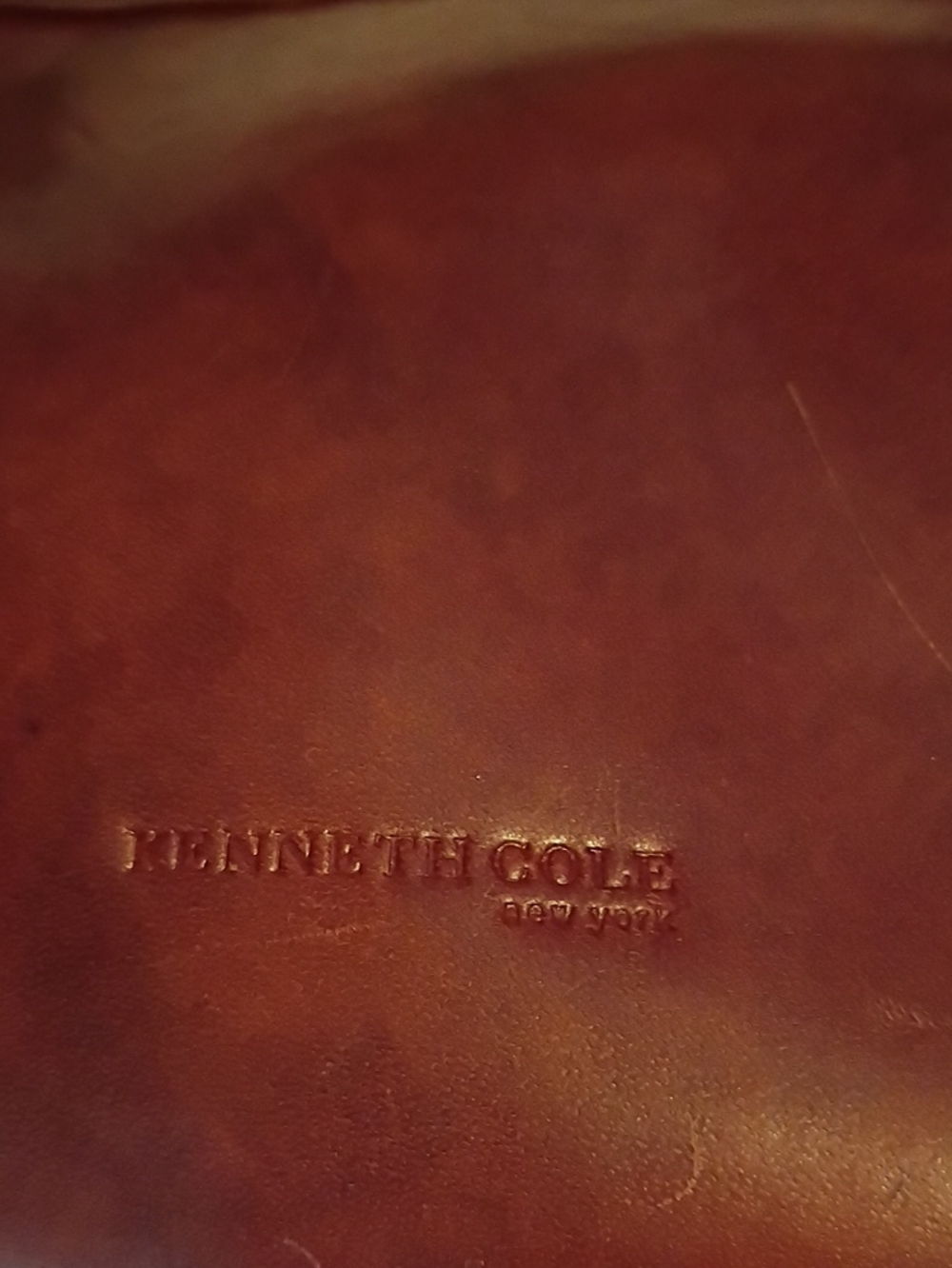 Vtg Kenneth Cole Leather Hobo Bag - Picture 3 of 8